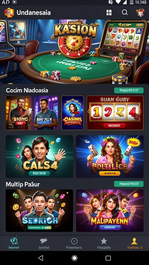 Beragam tema slot dengan desain unik.