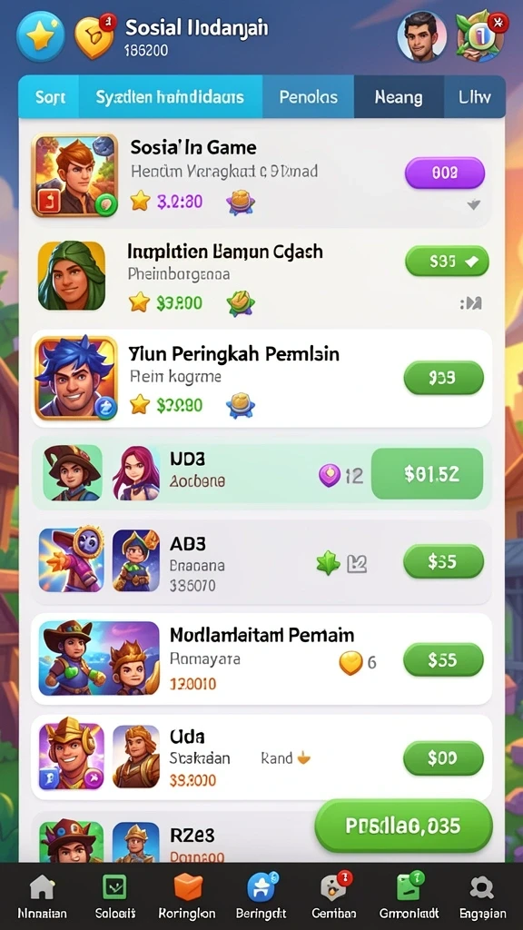 Pertempuran seru antar pemain di arena.