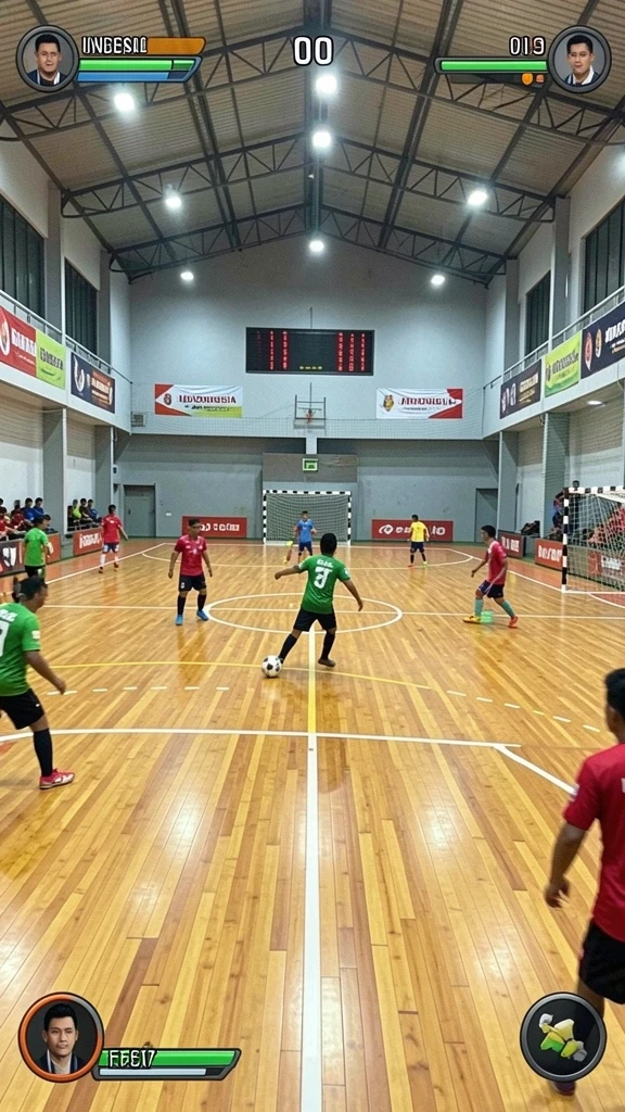 Tampilan awal permainan yang menarik dan penuh warna.