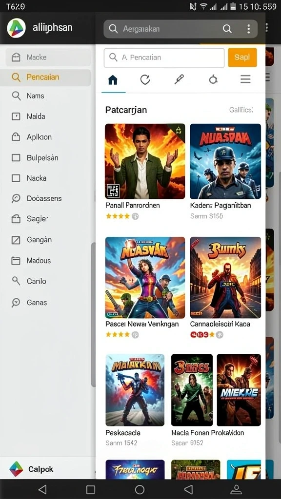 Screenshot memperlihatkan momen seru dalam permainan.