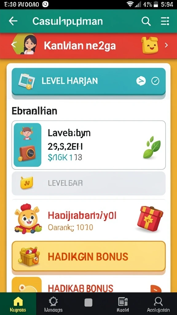 Tampilan karakter utama yang menakjubkan.