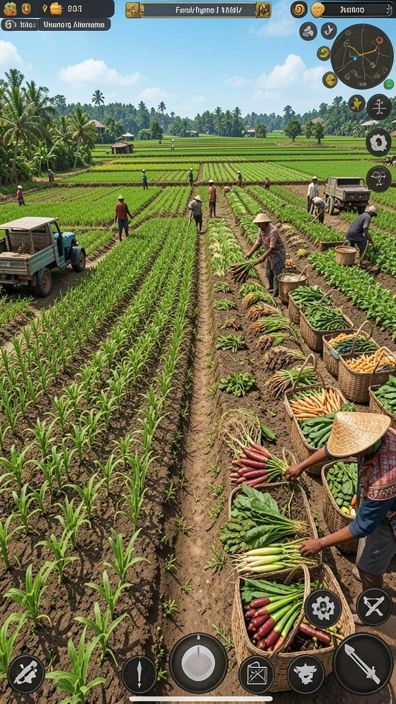 Tampilan karakter yang unik dan menarik.