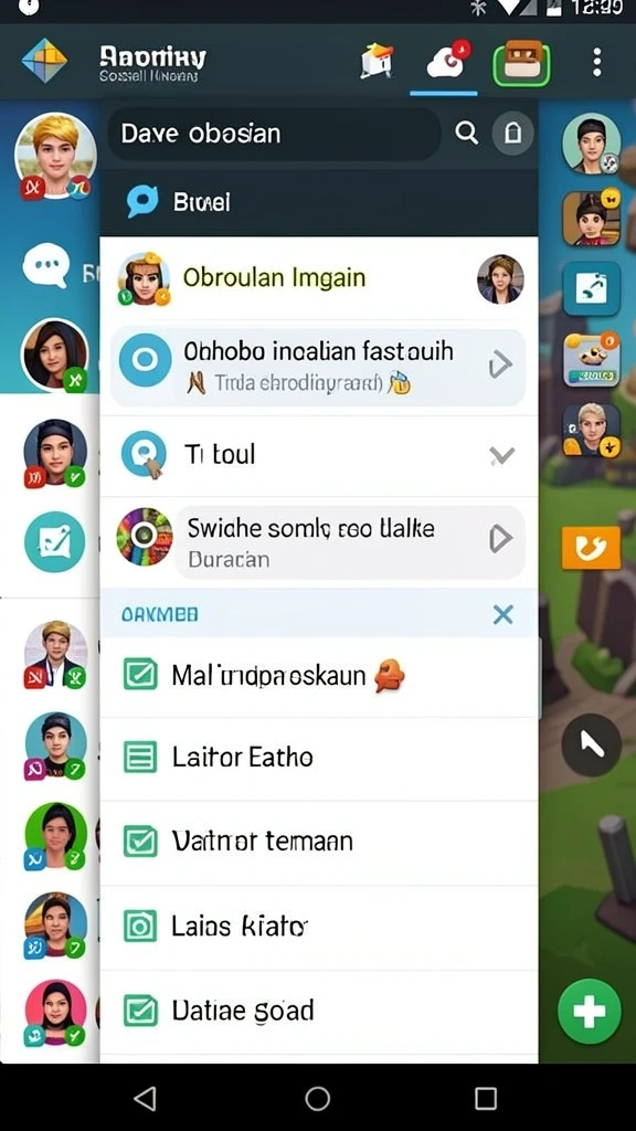 Karakter seru yang bisa kamu pilih.