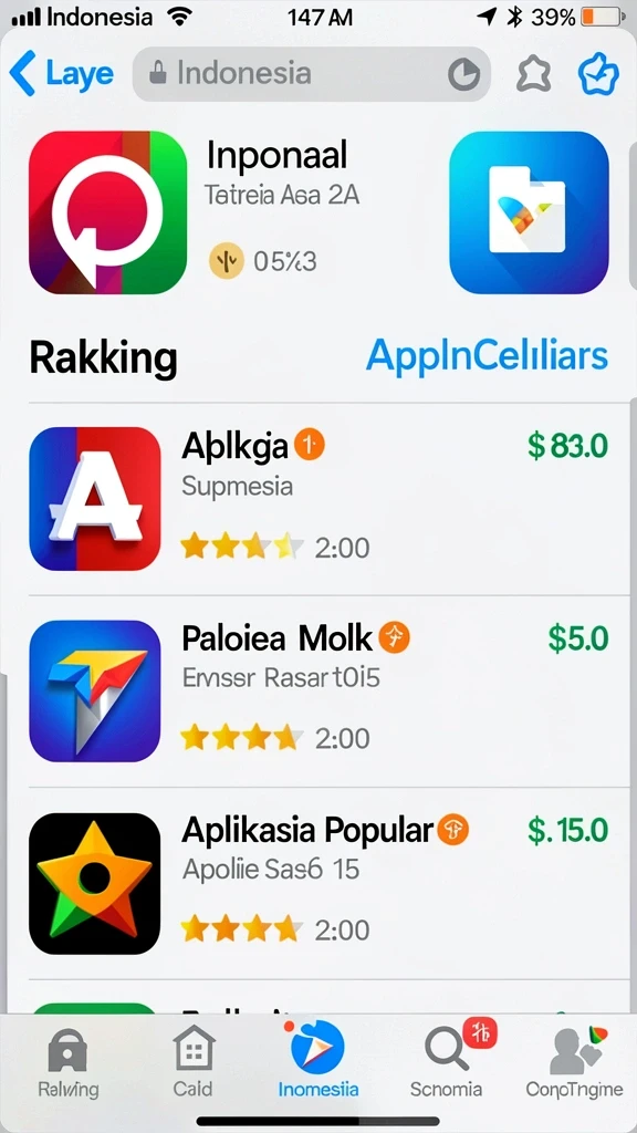 Tampilan antarmuka pengguna yang intuitif dan menarik.