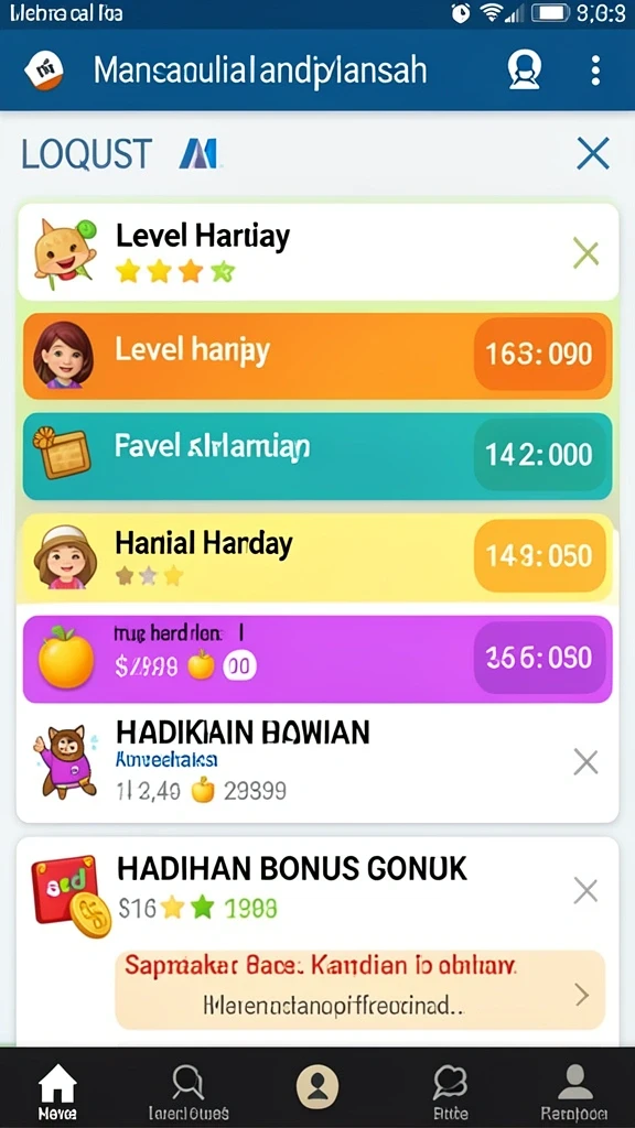 Level yang beragam dan menantang untuk dimainkan.