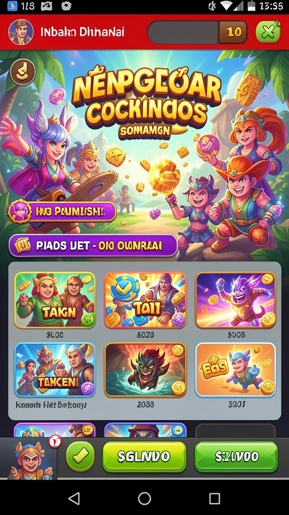 Tampilan antarmuka pengguna yang menarik.
