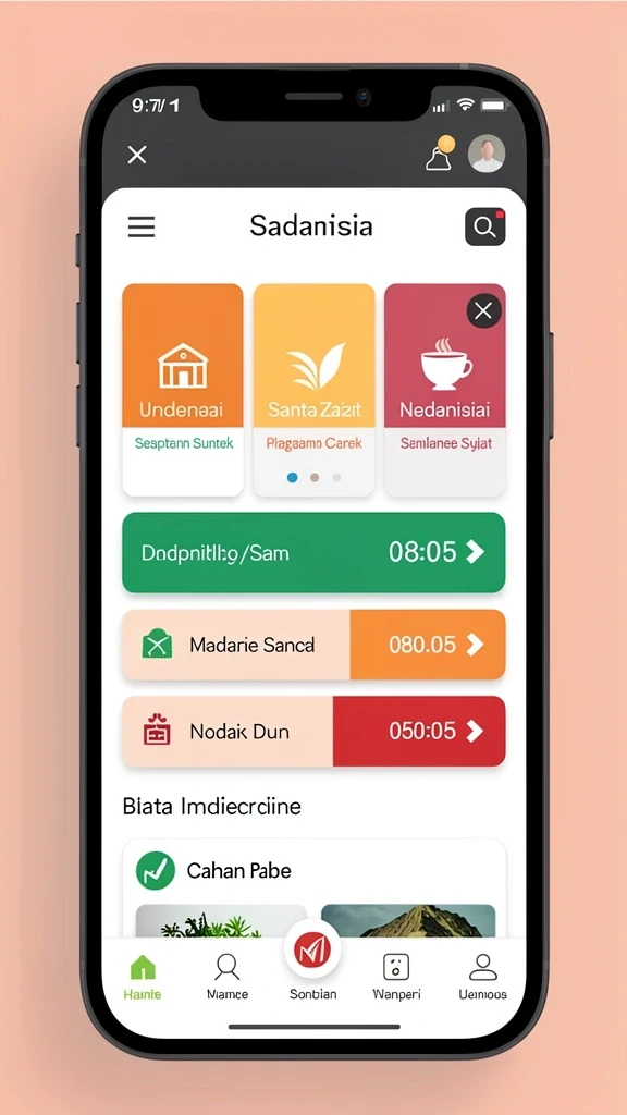 Screenshot menunjukkan antarmuka utama yang menarik dan intuitif.