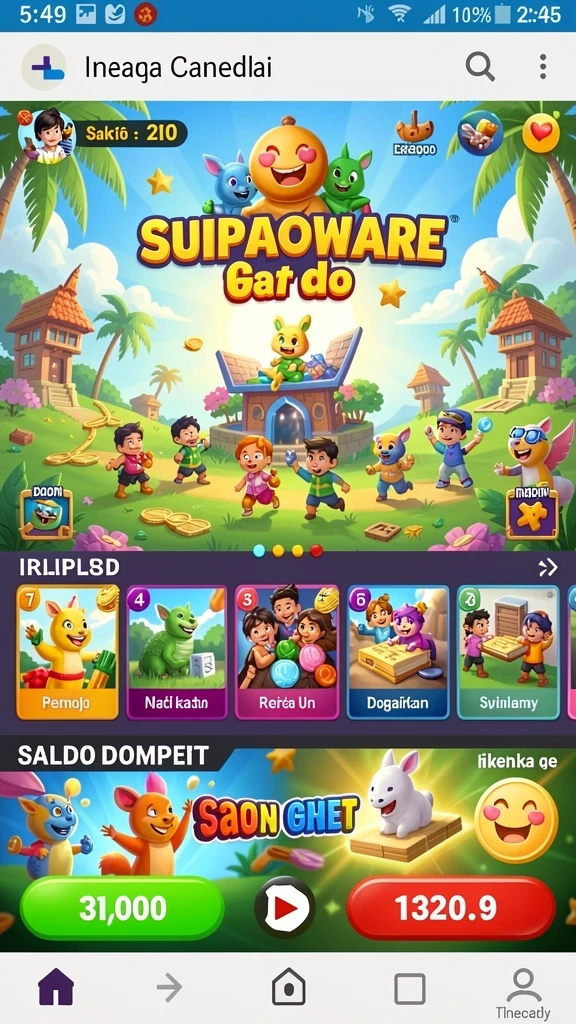 Tampilan pertama saat membuka GARITOTO yang menarik.