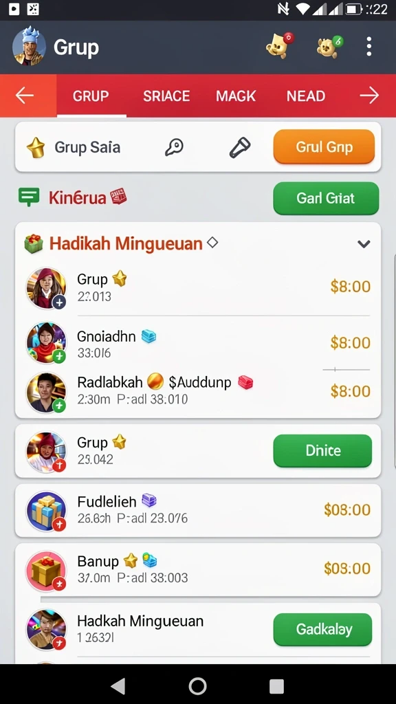 Tampilan antarmuka yang user-friendly.