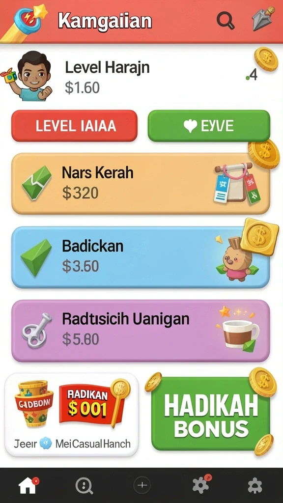Tampilan antarmuka menarik dan mudah digunakan.