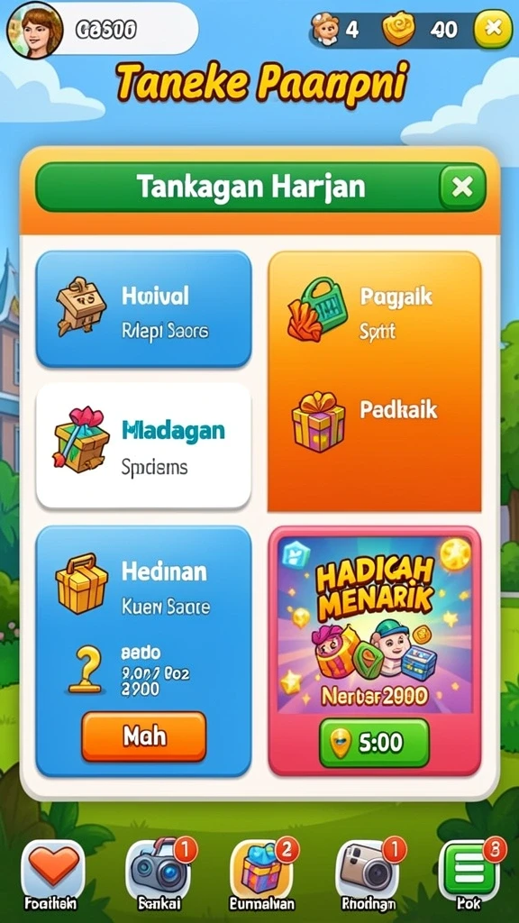 Tampilan antarmuka yang menarik dan mudah digunakan.