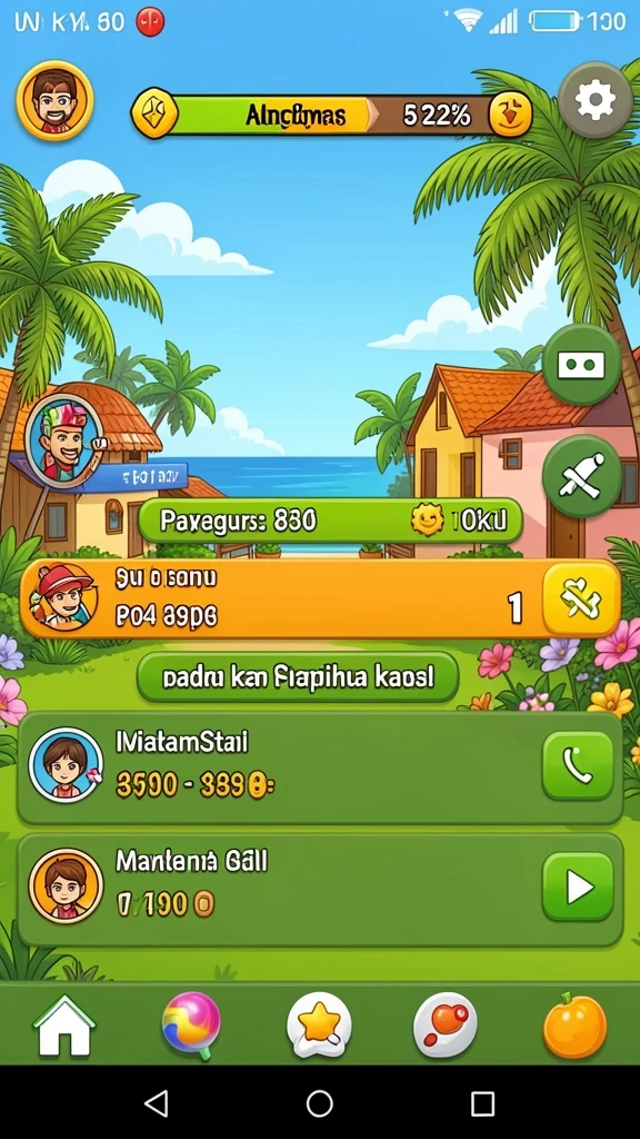 Gameplay seru dengan berbagai karakter unik.