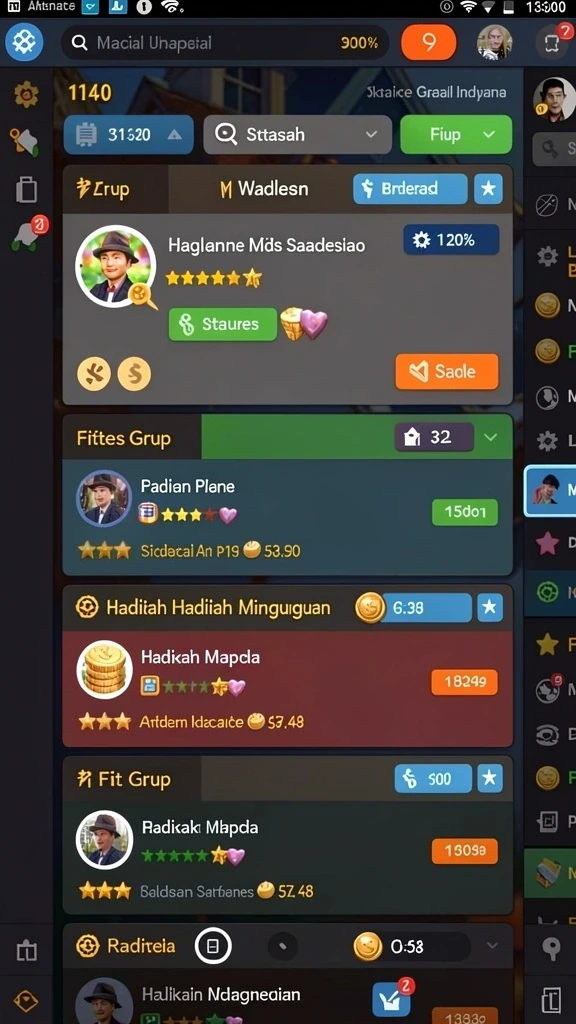 Cuplikan saat menyelesaikan level yang menantang.