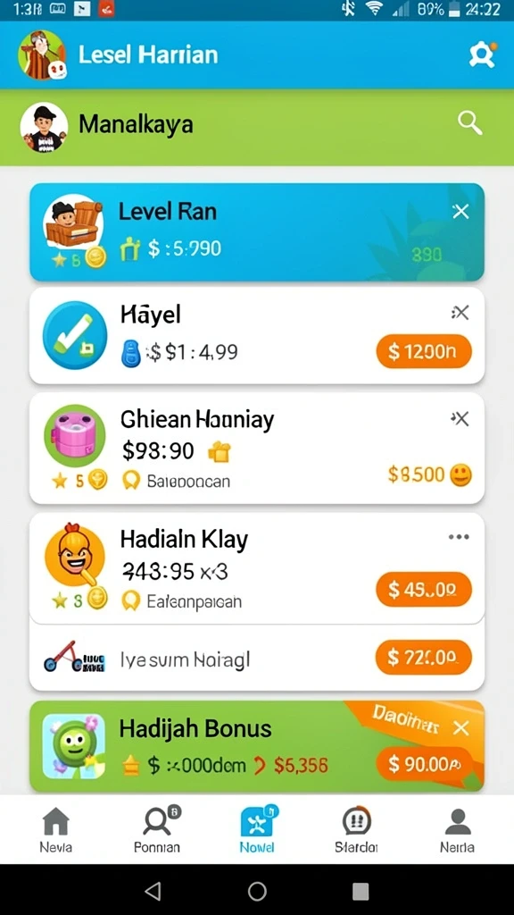 Karakter unik dengan kemampuan khusus.
