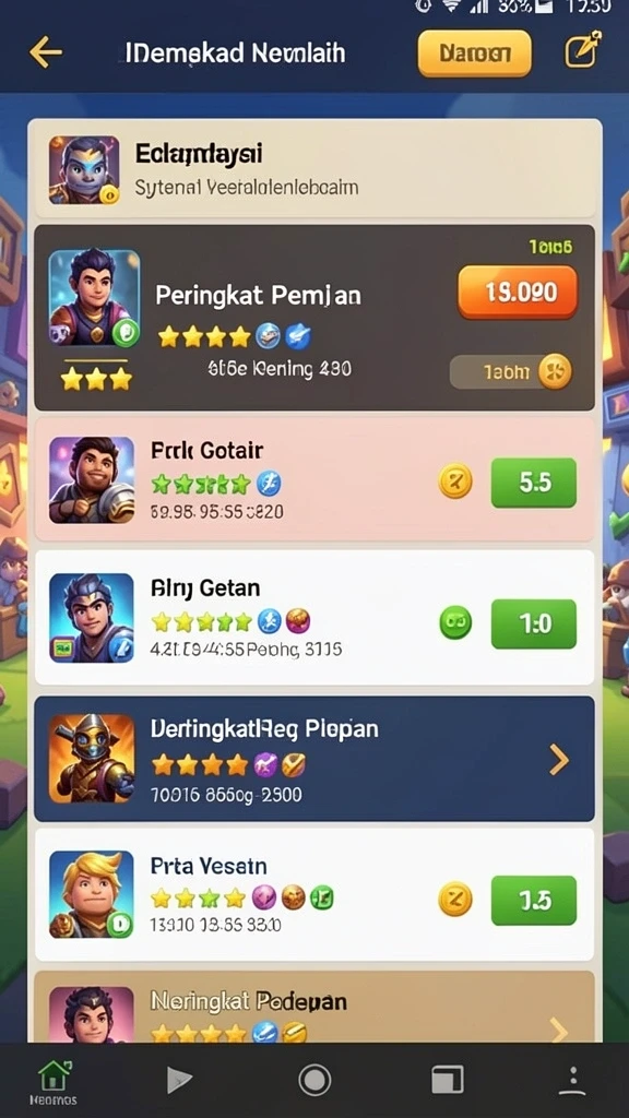 Tampilan antarmuka pengguna yang intuitif.