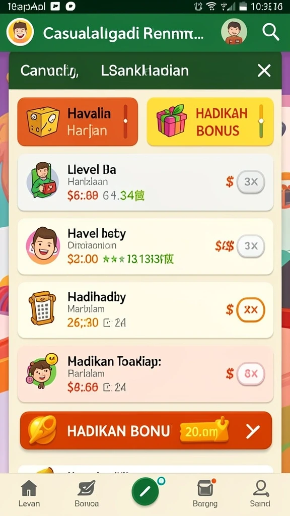 Bonus menarik yang membuat pengalaman bermain semakin menyenangkan.
