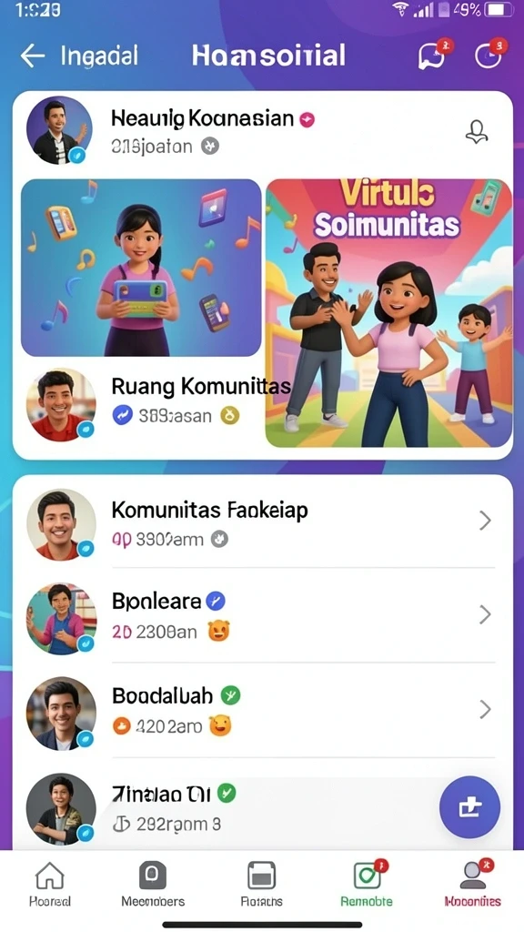 Tampilan antarmuka pengguna yang menarik dan ramah.
