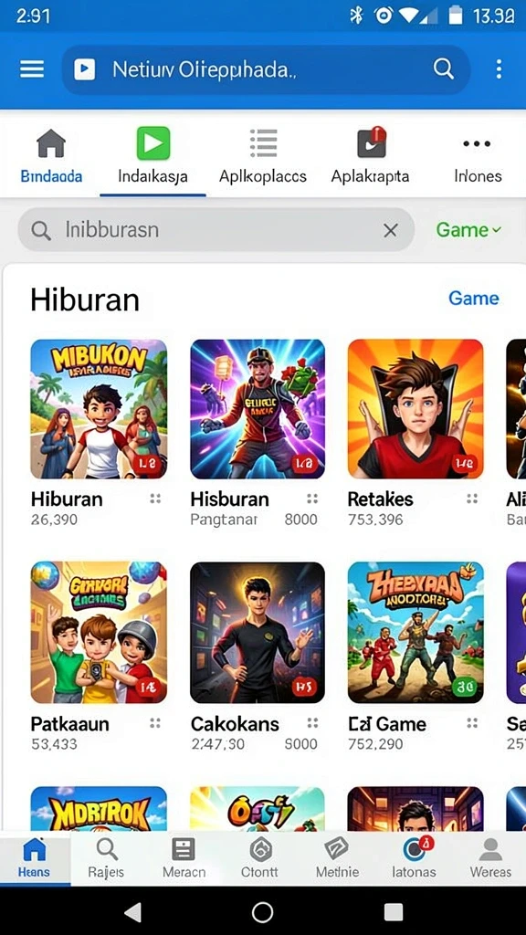 Karakter unik dengan kemampuan berbeda.