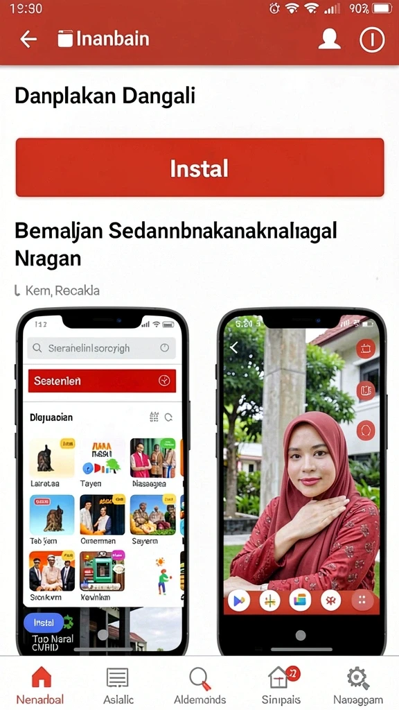 Tampilan antarmuka yang menarik dan mudah digunakan.
