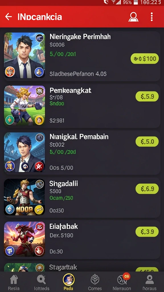 Misi yang men Challenging dan penuh strategi.