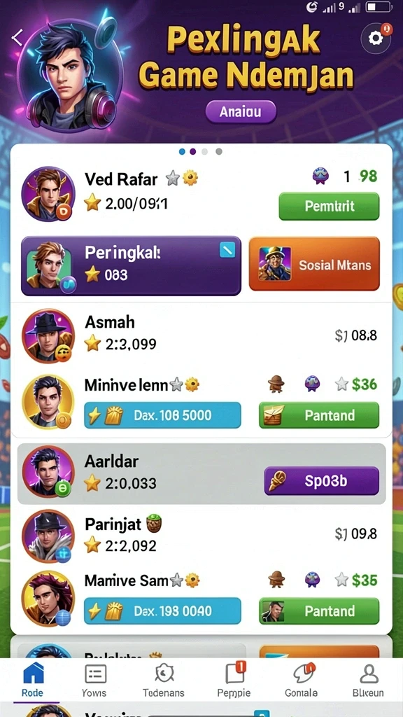 Tampilan antarmuka yang menarik dan mudah dinavigasi.