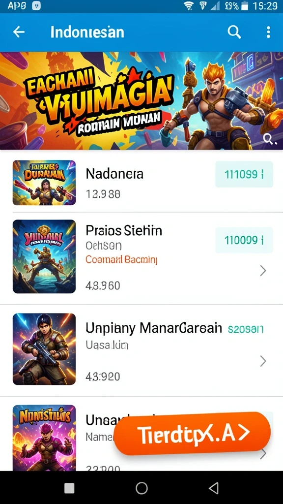 Tampilan awal gameplay VESPA69 yang menarik.